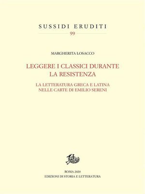 cover image of Leggere i classici durante la Resistenza